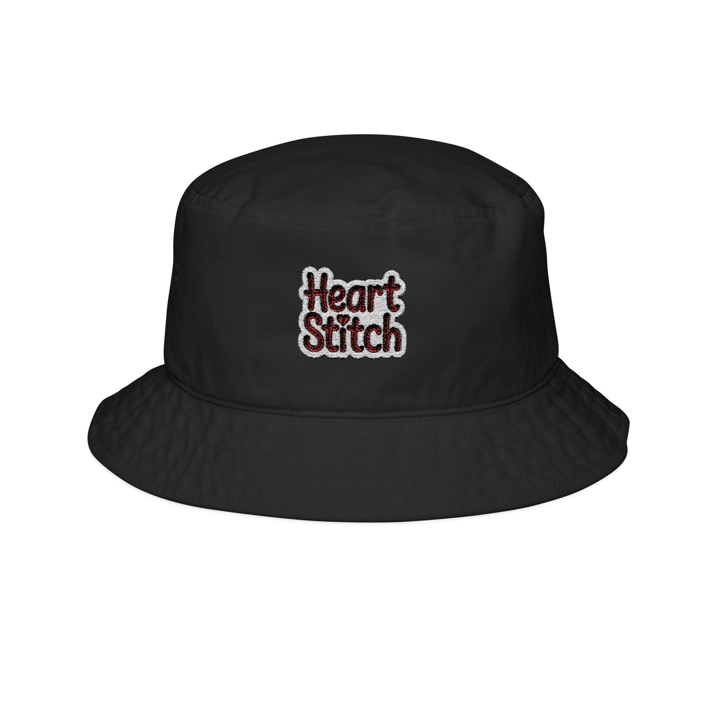 Heart Stitch Bucket Hat