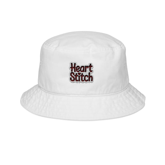 Heart Stitch Bucket Hat